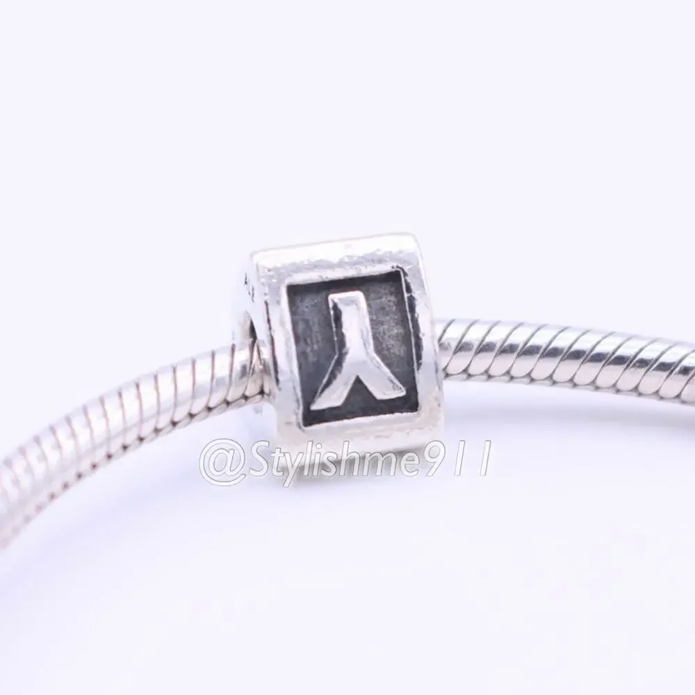 Authentic PANDORA Retired Alphabet Letter - Y